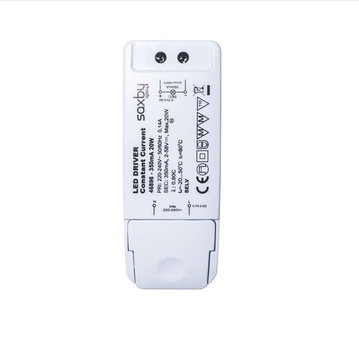 [Non Dimmable] 0.5-20W 350mA Driver