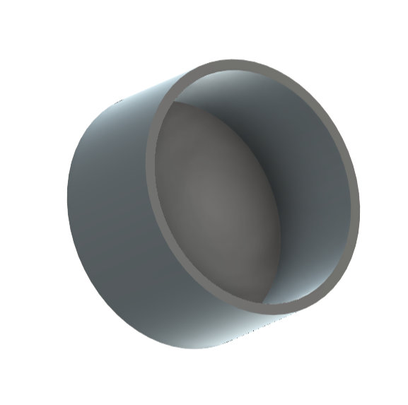 Ducting Part: 50mm Blank Cap